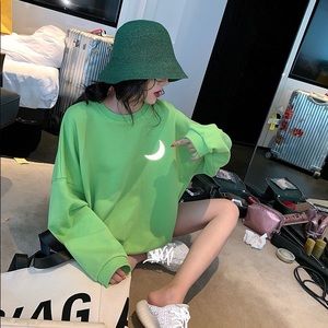 Oversized Sweatshirt Green